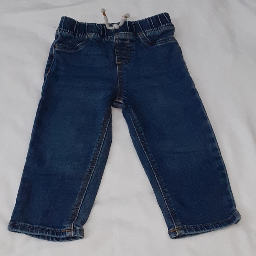 💥5/$25 Jumping Bean Boys 18M Dark Blue Denim Jeans